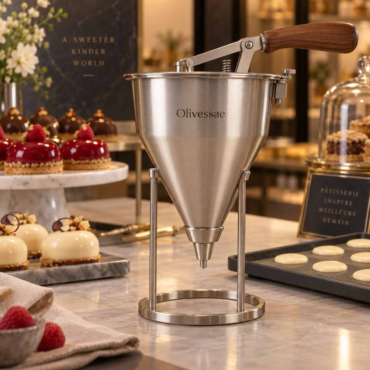 Olivessae™ Atelier Piston Batter Funnel