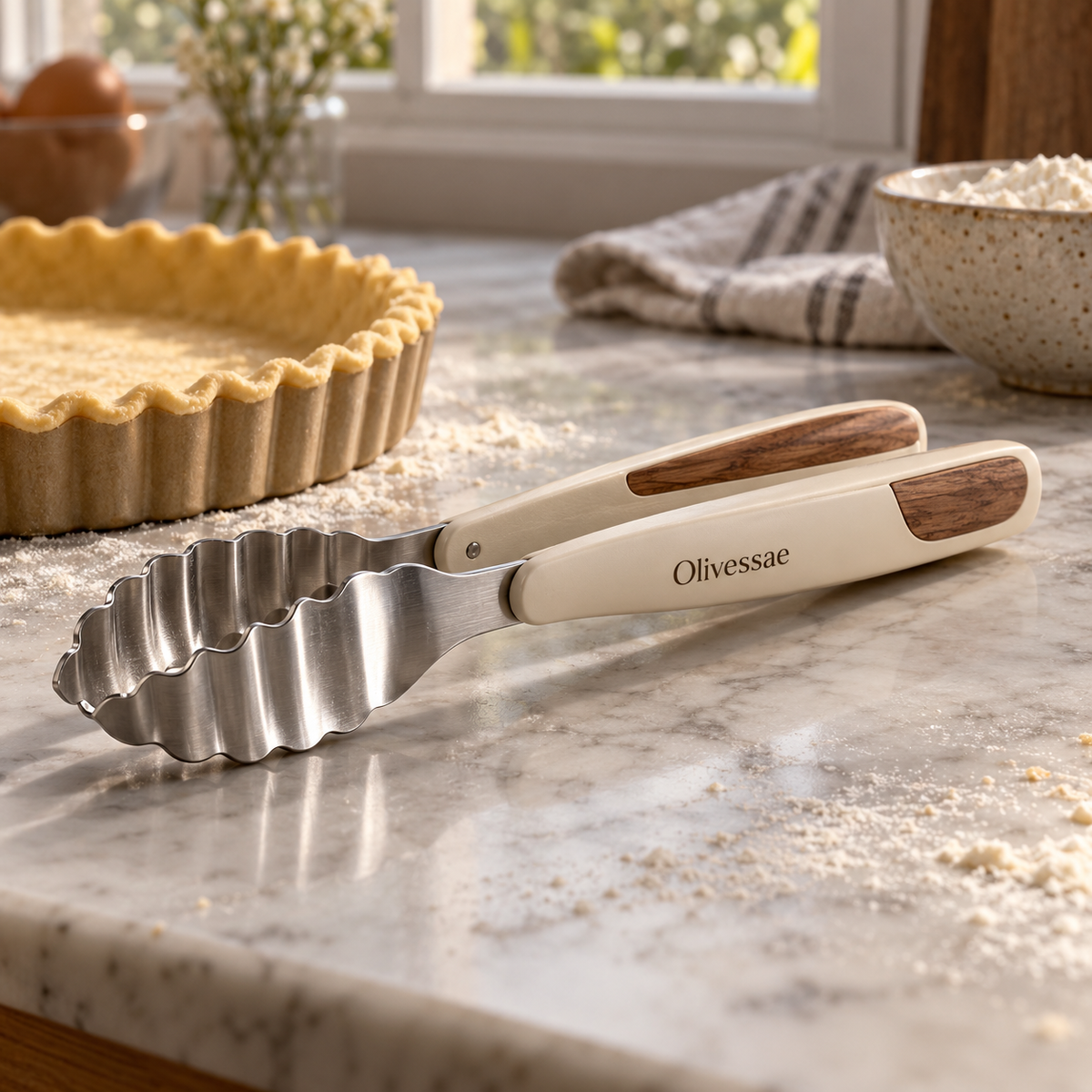 Olivessae™ Scallop Pastry Tongs
