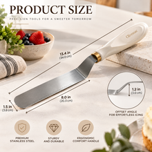 Olivessae™ Silkfinish Offset Icing Spatula
