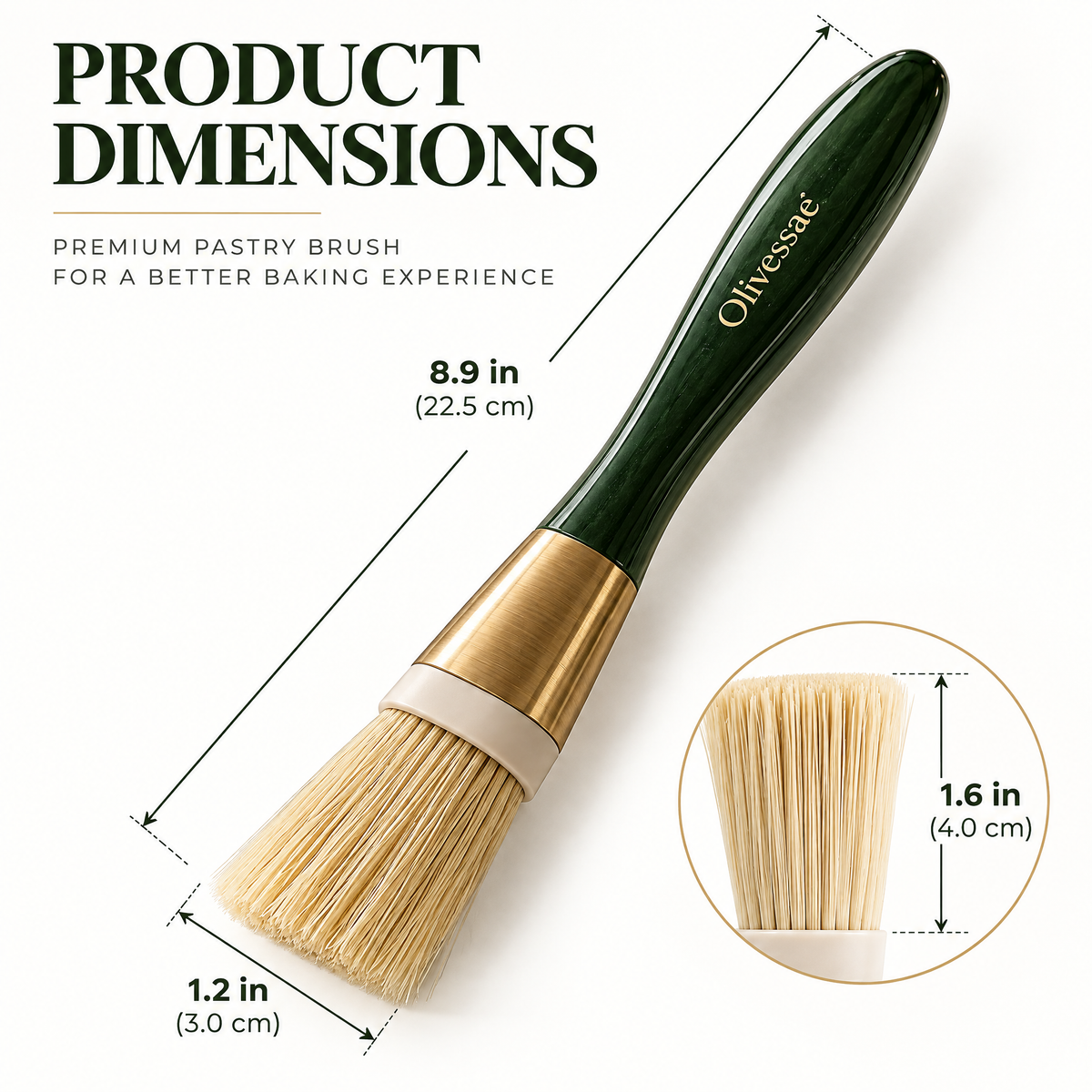 Olivessae™ Verdant Pastry Brush