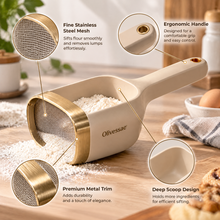 Olivessae™ Cloudsift Flour Sifter Scoop